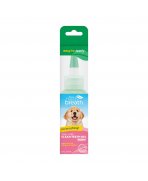 Noi cățeii suntem kit, ghemulete de iubit, cu Gel dentar fără periaj pentru căței juniori TropiClean Fresh Breath Puppies 59ml