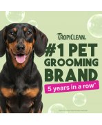 Brandul numărul unu în America pentru căței voioși cu blană imaculată după baia cu Șampon TropiClean 355ml