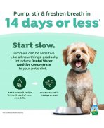 Rutină simplă pentru rezultate rapide. Soluție igienă orală și picături de gură pentru câini TropiClean Fresh Breath Drops, 65ml
