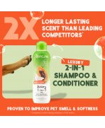Parfum de vacanță și prospețime la soare! Șampon și balsam 2 în 1 pentru câini și pisici TropiClean Papaya, 355ml