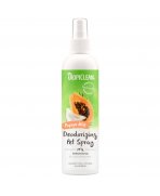 Soare, energie și prospețime exotică! Spray neutralizator mirosuri câini pisici TropiClean Papaya Mist, 236ml