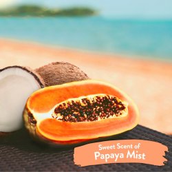 Briză de vară și parfum dulce tropical! Spray neutralizator mirosuri câini pisici TropiClean Papaya Mist, 236ml