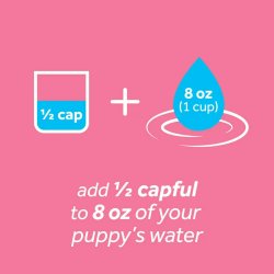 Rutină simplă și energie în fiecare zi! Soluție igienă orală câini juniori TropiClean Water Additive Puppies, 473ml