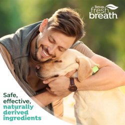 Plimbări la soare și conexiune firească! Periuță dinți câini talie mare TropiClean Fresh Breath Triple Flex