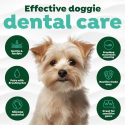 Bucurie la soare și curățare rapidă! Periuțe dinți deget câini pisici TropiClean Fresh Breath Finger Brushes