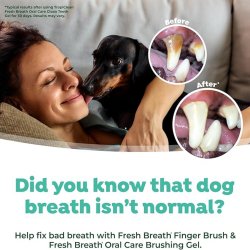 Plimbări la soare și conexiune firească! Periuțe dinți deget câini pisici TropiClean Fresh Breath Finger Brushes