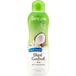 Soare, energie și blană rezistentă! Șampon anti-năpârlire câini pisici TropiClean Lime Coconut, 355ml