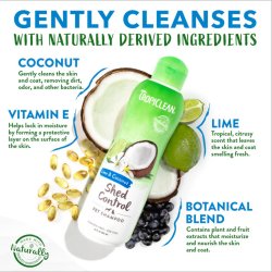 Extracte tropicale și vitalitate la soare! Șampon anti-năpârlire câini pisici TropiClean Lime Coconut, 355ml
