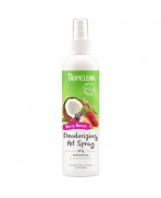 O baie caldă de soare cu Parfum și spray neutralizator de mirosuri pentru câini și pisici TropiClean Berry Breeze, 236ml