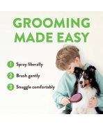 Periaj cu blândețe cu Spray pentru descâlcirea blănii și anti-încâlcire câini și pisici TropiClean Tangle Remover, 473ml