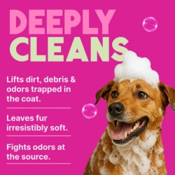O blăniță irezistibila cu Șampon pentru curățare profundă câini și pisici TropiClean Berry & Coconut, 3.78L