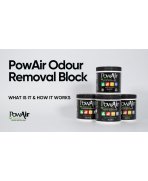 Ghid de utilizare cu Neutralizator de mirosuri neplăcute și odorizant solid PowAir Block Apple Crumble, 170g