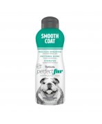 Luciu intens cu Șampon pentru câini cu blană scurtă și păr fin TropiClean Perfect Fur Smooth Coat, 473ml