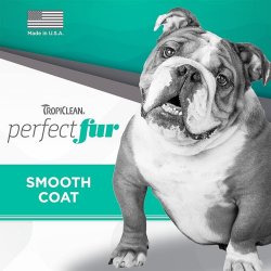 Luciu de revistă cu Șampon pentru câini cu blană scurtă și păr fin TropiClean Perfect Fur Smooth Coat, 473ml