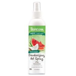 Parfum estival cu Spray deodorant și neutralizator de mirosuri pentru câini și pisici TropiClean Watermelon, 236ml