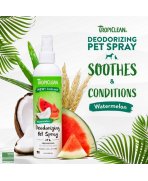 Boare răcoritoare cu Spray deodorant și neutralizator de mirosuri pentru câini și pisici TropiClean Watermelon, 236ml