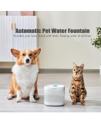 Apă curgătoare cu Fântână de apă Pawgether P3s cu senzor radar pentru câini și pisici, 2L
