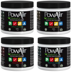 Arome diverse cu Gel neutralizator de mirosuri și odorizant de cameră PowAir Gel Apple Crumble, 732g