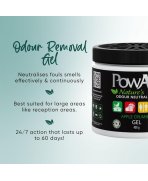 Binefacere pentru simturi cu Gel neutralizator de mirosuri și odorizant de cameră PowAir Gel Passion Fruit, 400g