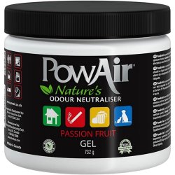 Vacanta parfumata cu Gel neutralizator de mirosuri și odorizant de cameră PowAir Gel Passion Fruit, 732g