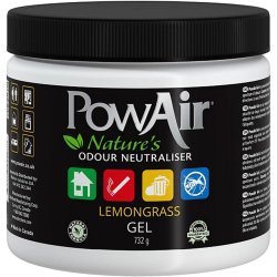 Dimineata in livada cu Gel neutralizator de mirosuri și odorizant de cameră PowAir Gel Lemongrass, 732g