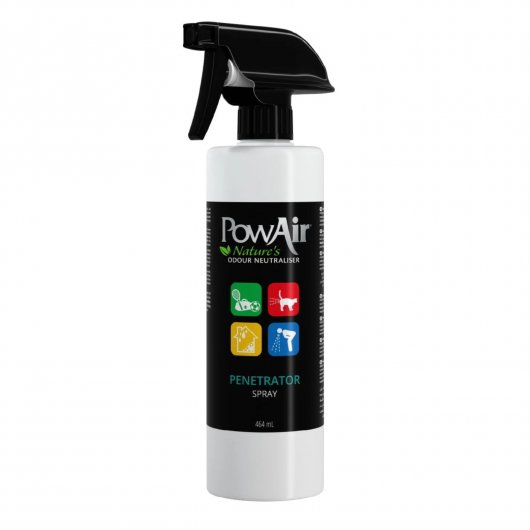 Casă curată cu Spray ultra neutralizator de mirosuri și pete PowAir Penetrator, 464ml