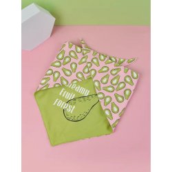 Bandana frumoasa cu Set complet plimbare pentru mamă și câine Avocado, 6 piese