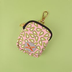 Port-pungi stilat cu Set complet plimbare pentru mamă și câine Avocado, 6 piese