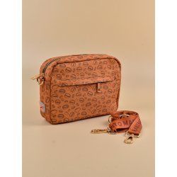 Componente elegante cu Set complet plimbare pentru mamă și câine Coffee, 6 piese