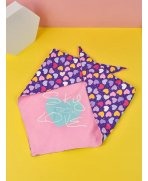 Bandana chic cu Set complet plimbare pentru mamă și câine Heart, 6 piese