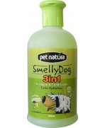 Prospețime totală cu Șampon și balsam 3 în 1 pentru căței Pet Natura Smelly Dog aromă de Măr Verde, 500ml