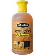 Scut natural cu Șampon și balsam pentru căței împotriva insectelor Pet Natura Smelly Dog Fly Away aromă de Citronella, 500ml