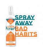 Prieten de nadejde cu Spray pentru câini împotriva rosului TropiClean Chew Stop MAX, 236ml
