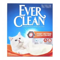 Casă proaspătă cu Nisip pentru litieră Ever Clean Fast Acting Clumping scented cu parfum, 10L