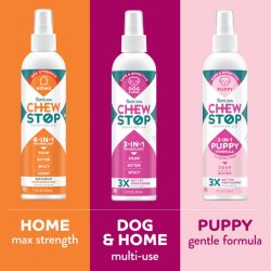 Gama contra rosului cu Spray pentru câini împotriva rosului TropiClean Chew Stop, 236ml