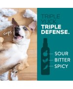 Tripla protectie cu Spray pentru câini împotriva rosului TropiClean Chew Stop, 236ml