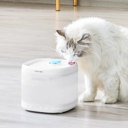 Apa cristalina cu Fântână de apă Pawgether pentru animale de companie cu senzor radar și sterilizare UV P4S, 2.1L