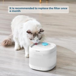 Hidratare perfecta cu Fântână de apă Pawgether pentru animale de companie cu senzor radar și sterilizare UV P4S, 2.1L