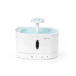 Apa cristalina cu Fântână de apă Pawgether Drip 1T cu senzor radar și pompă fără fir, 2.5L