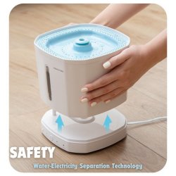 Siguranta pura cu Fântână de apă Pawgether Drip 1T cu senzor radar și pompă fără fir, 2.5L