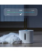 Stare de bine silentioasa cu Fântână de apă Pawgether Drip 1T cu senzor radar și pompă fără fir, 2.5L