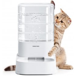 Hidratare continuă cu Fântână gravitațională Pawgether FG 200 pentru animale de companie, 3.5L