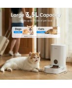 Rezervor XL cu Hrănitor gravitațională Pawgether FG 100 pentru animale de companie, 3.5L