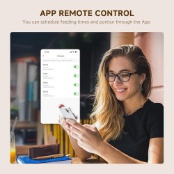 Confort tehnologic cu Hrănitor inteligent Pawgether Fresh F2s WiFi pentru animale de companie, 4L