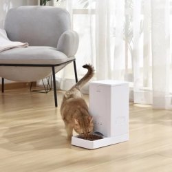Stapani relaxati cu Hrănitor inteligent Pawgether Fresh F100s WiFi pentru animale de companie, 5.5L