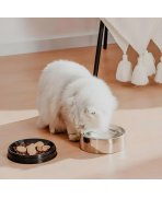 Sistem ingenios 2 in 1 cu Bol mare Pawgether pentru animale de companie din oțel inoxidabil 2 în 1 Bowl 2S