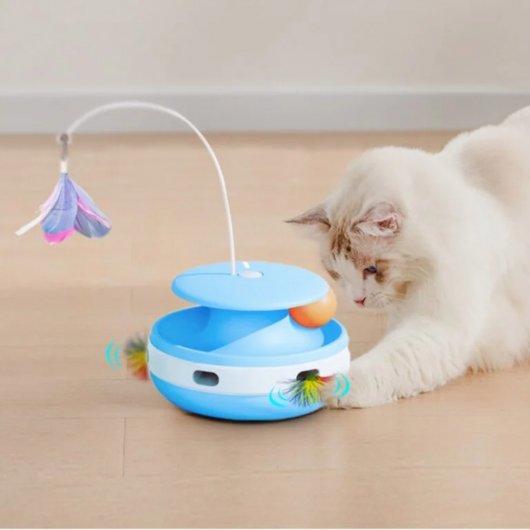 Joacă autonomă cu Jucărie automată interactivă și inteligentă Pawgether pentru pisici PL 1se