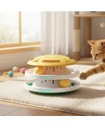 O joaca nesfarsita cu Jucărie Pawgether pentru pisici The Circle 1 Cat Toy Track CC 1