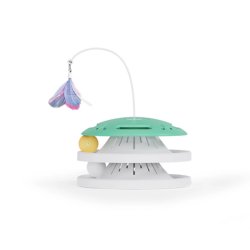 Stop circuitul meu cu Jucărie Pawgether pentru pisici The Circle Cat Toy Track CC 1a