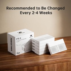 Pachet XL cu Filtre de rezervă FTE 4 pentru fântână gravitațională Pawgether FG 200, Set 6 bucăți